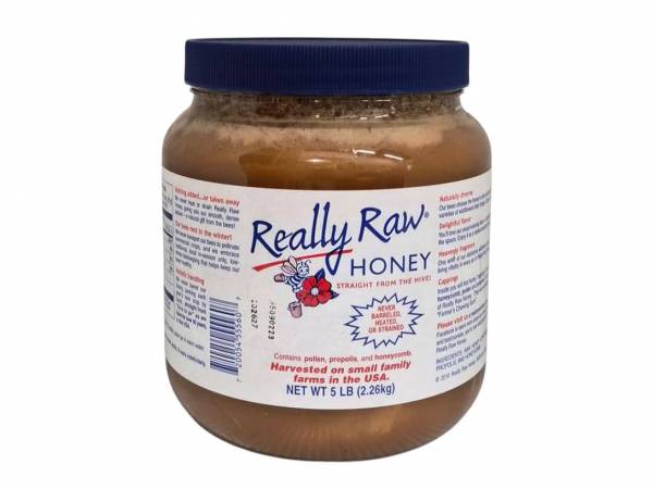 5lb Dark Grainy Honey